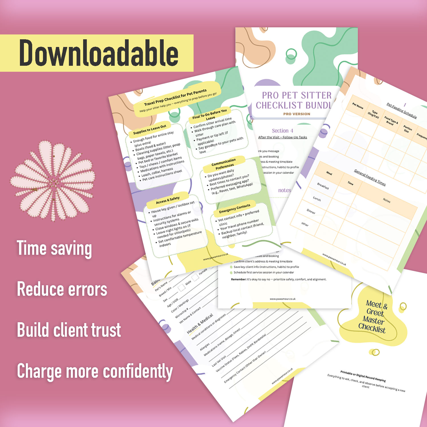 Pro Pet Sitter Checklist & Guide Bundle - Image 2
