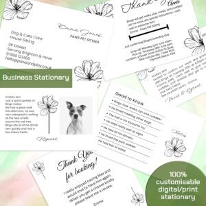 Pet Sitter Cards